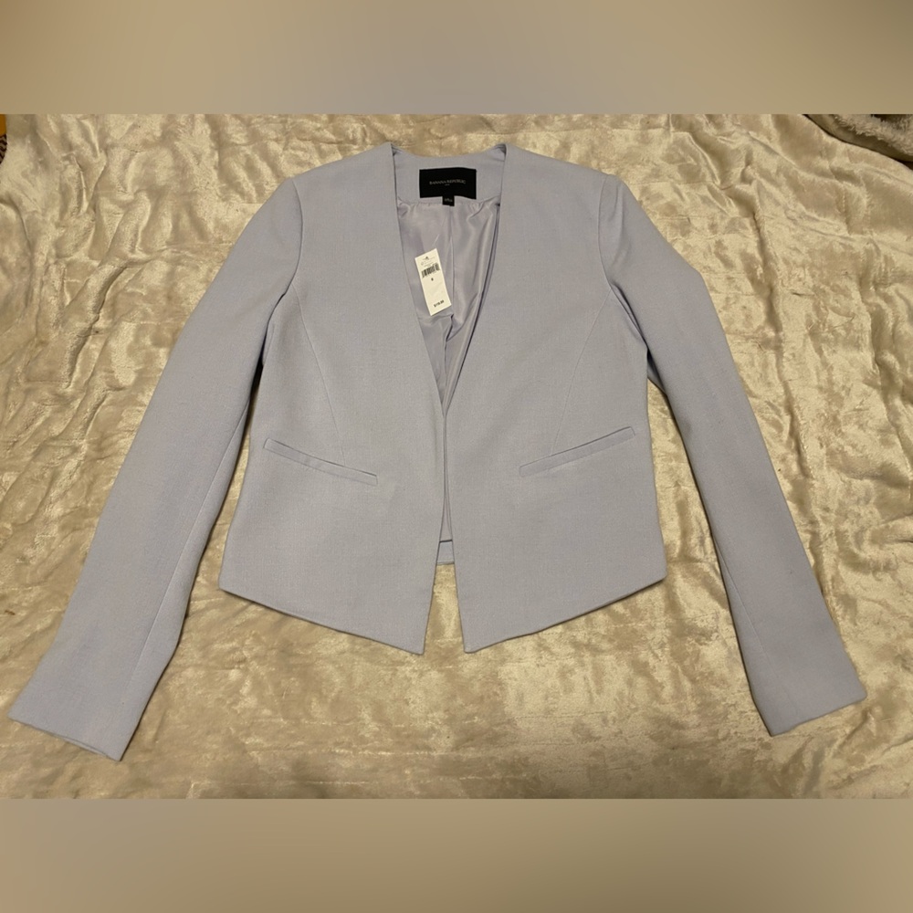 Banana Republic Soft Blue Women's Blazer BNWT